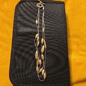 Monet Vintage Gold Necklace with Classic Minimalist Design